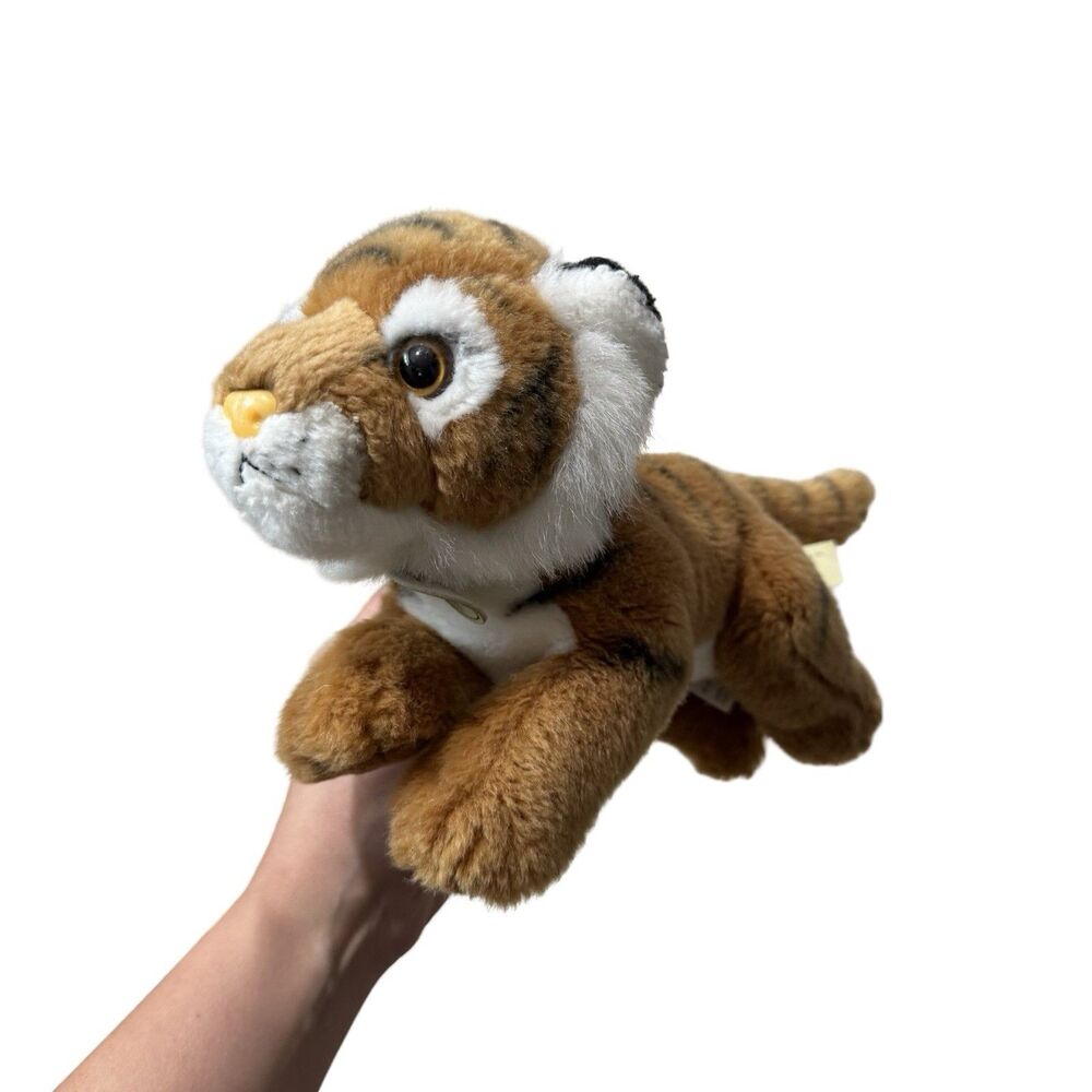 Aurora Miyoni Bengal Tiger‎ Realistic Plush Stuffed Animal Toy 11" #10845